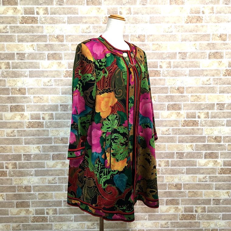 Rakuten - 【中古】 送料込み！ 美品 LEONARDヴィンテージジャケット 絹 9AR 592