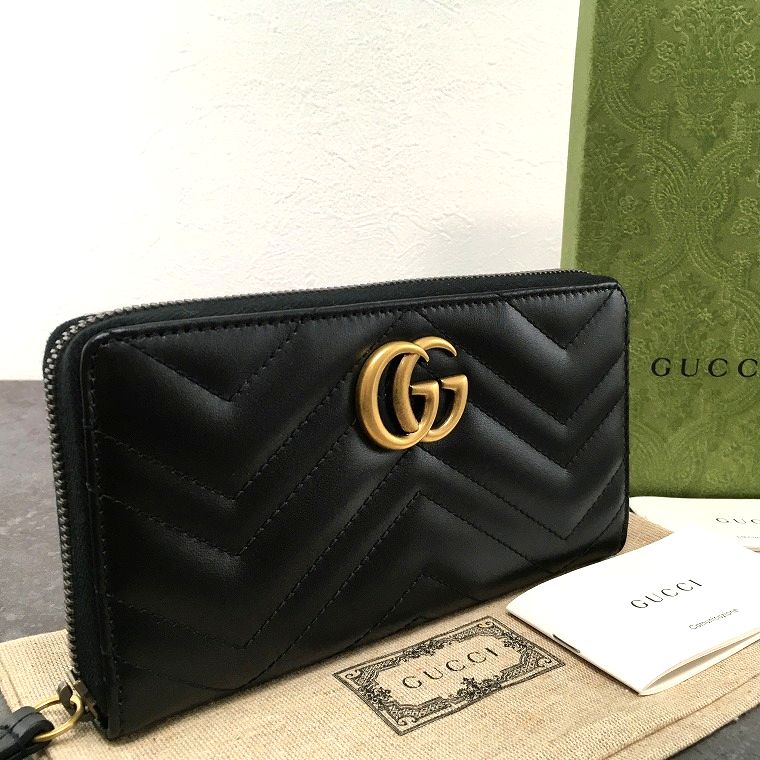 楽天市場】グッチ レザー ジップアラウンドウォレットの通販