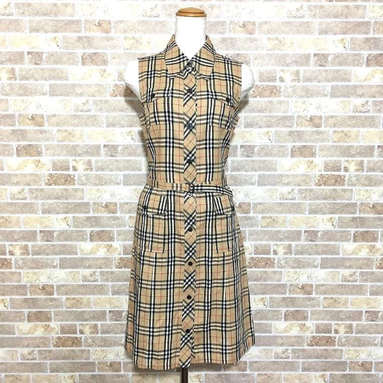 【中古】 送料込み！ 美品 BURBERRY ブルーレーベル ワンピース 38 439