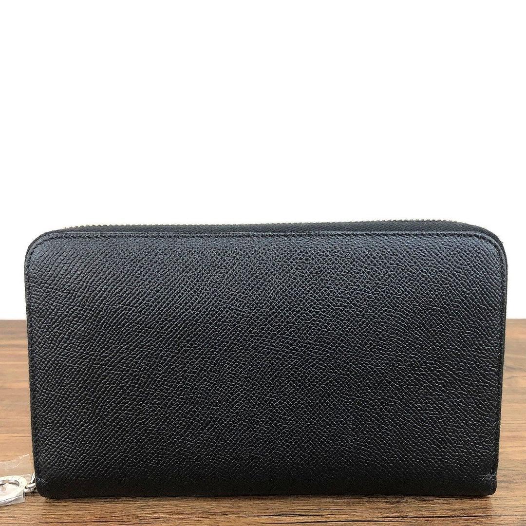【中古】 送料込み！ 極美品 BVLGARI ジップウォレット 36933 ブラック 箱付き メ...