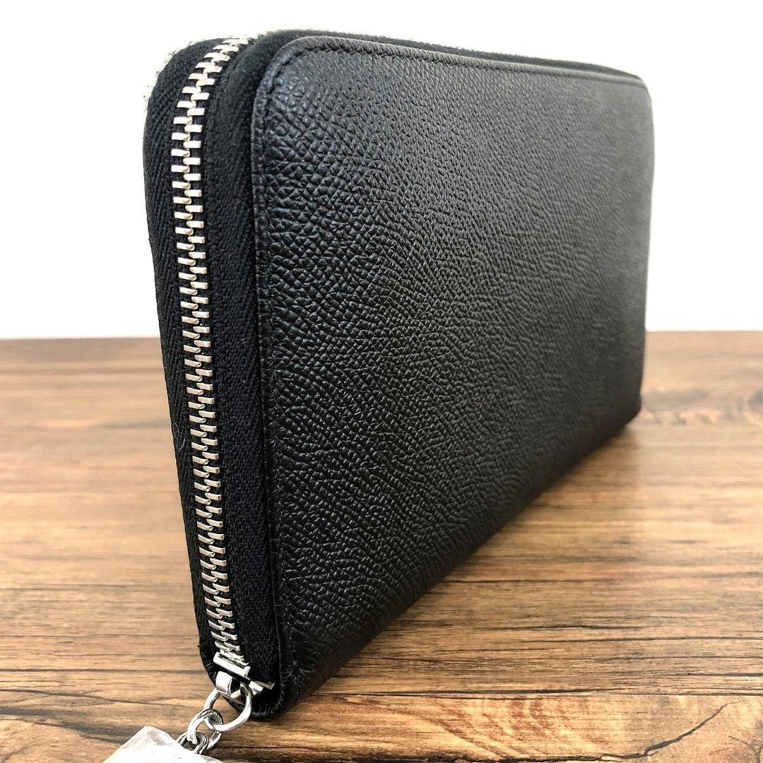 【中古】 送料込み！ 極美品 BVLGARI ジップウォレット 36933 ブラック 箱付き メ...