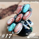 CfBAWG[ O #17 Vo[ ^[RCY XpCj[ICX^[VF Indian jewelry - Ring - Spiny Oyster Shell Y fB[X v[g 