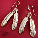 シルバー ピアス イヤリング フェザー フェザーピアス ツイン セット Feather Earring Single Set - Sv925 Silver925 シルバー925 当店オリジナル ショップオリジナル ハンドメイド ギフト プレゼント