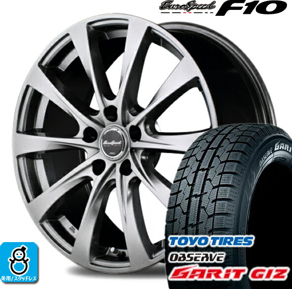 155/65R13 トーヨータイヤ ガリット GIZ ギズ ユーロスピード F10 スタッドレスタイヤホイール 新品 4本セット バランス調整済み taiya