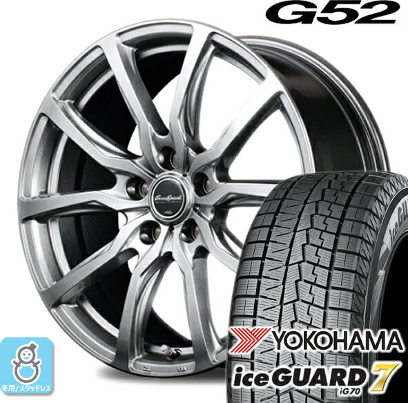 185/55R15 ヨコハマ アイスガード7 ig70 ユーロスピード G52 スタッドレスタイヤホイール 新品 4本セット バランス調整済み taiya