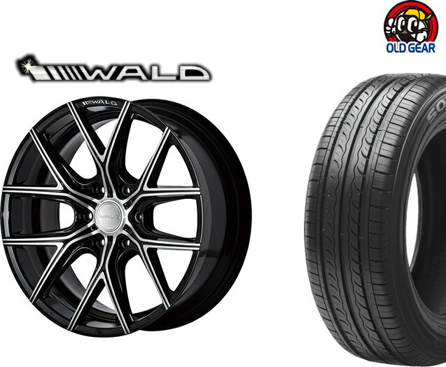 サマータイヤ アルミホイールセット 新品 4本SET ◆ヴァルド イリマ WALD ILLima◆215/60R17 17インチ新品特選輸入タイヤ バランス調整済み！ パーツ yu 安い 価格 taiya