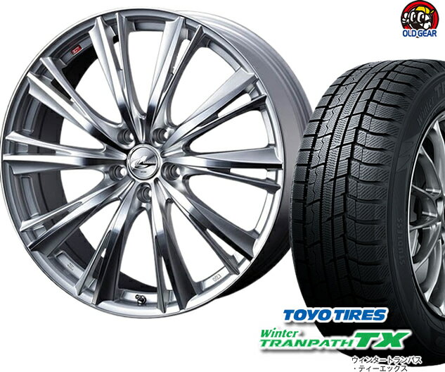 トーヨータイヤ ウィンタートランパスTX 215/70R15 スタッドレス タイヤ・ホイール 新品 4本セット ウエッズ レオニスWX パーツ バランス調整済み！ taiya