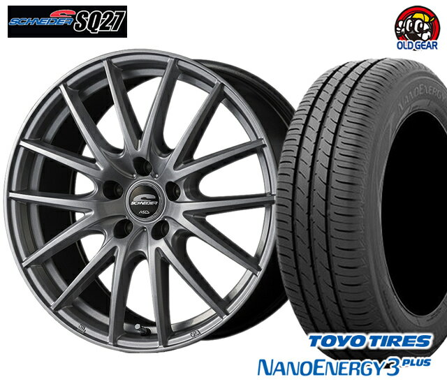 マルカ シュナイダー SQ27 タイヤ・ホイール 新品 4本セット トーヨー ナノエナジー3プラス 215/40R17 パーツ バランス調整済み！ taiya