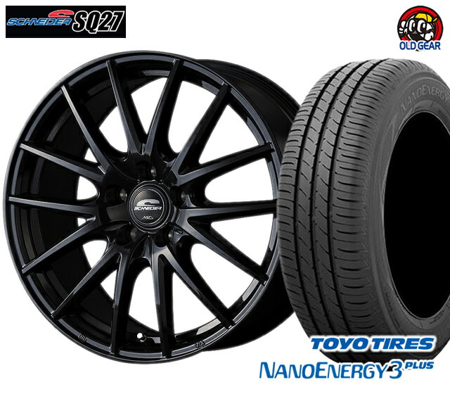 マルカ シュナイダー SQ27 タイヤ・ホイール 新品 4本セット トーヨー ナノエナジー3プラス 195/60R16 パーツ バランス調整済み！ taiya