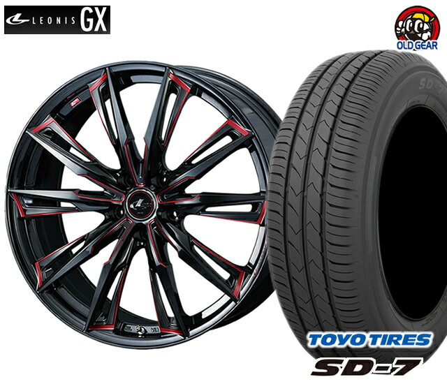 ウエッズ レオニスGX タイヤ・ホイール 新品 4本セット トーヨー SD7 215/45R17 パーツ バランス調整済み！ taiya