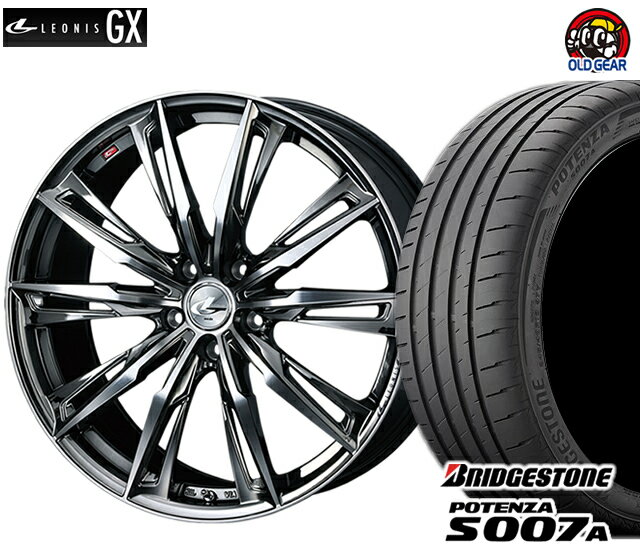 ウエッズ レオニスGX タイヤ・ホイール 新品 4本セット ブリヂストン ポテンザS007A 205/50R16 パーツ バランス調整済み！ taiya