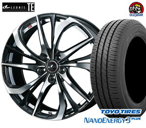 ウエッズ レオニスTE タイヤ・ホイール 新品 4本セット トーヨー ナノエナジー3プラス 195/50R15 パーツ バランス調整済み！ taiya