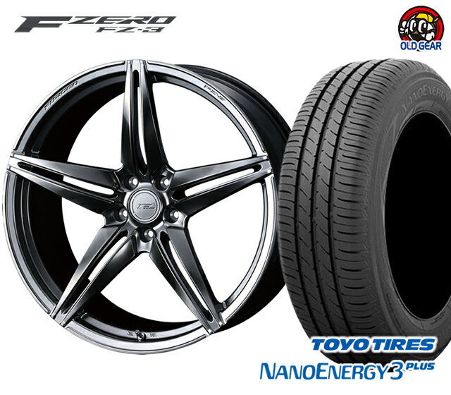 ウェッズ F ZERO FZ-3 エフゼロ タイヤ・ホイール 新品 4本セット トーヨー ナノエナジー3プラス 215/40R18 パーツ バランス調整済み！ taiya