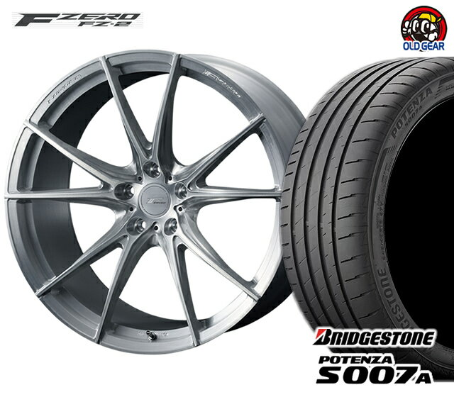 ウェッズ F ZERO FZ-2 エフゼロ タイヤ・ホイール 新品 4本セット ブリヂストン ポテンザS007A 215/40R18 パーツ バランス調整済み！ taiya