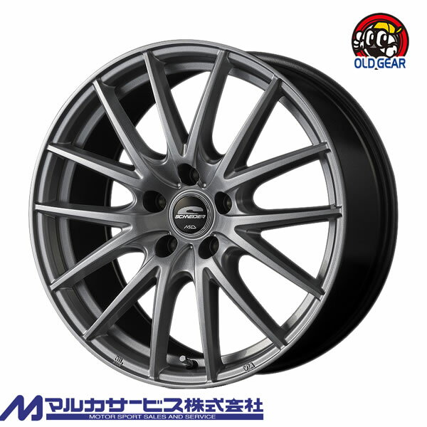 4本注文で送料無料 マルカサービス SCHNEIDER SQ27 16インチ 6.5J+47 5-100 メタリックシルバー 新品ホイール 1本販売 taiya