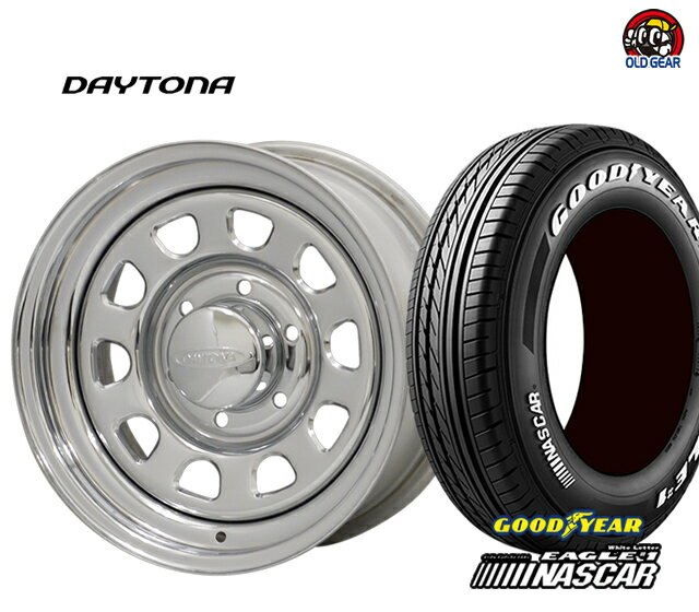 【ハイエース200系 タイヤ ホイール 新品 4本セット】◆DAYTONA デイトナ◆215/65R16新品GOODYEAR グッドイヤー NASCAR ナスカー 【バランス調整済み！】 taiya