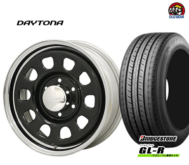 【ハイエース200系 タイヤ ホイール 新品 4本セット】◆DAYTONA デイトナ◆215/65R16新品BRIDGESTONE ブリヂストン GL-R 【バランス調整済み！】 taiya