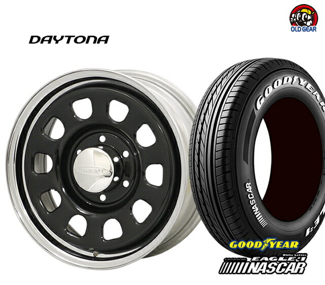 【ハイエース200系 タイヤ ホイール 新品 4本セット】◆DAYTONA デイトナ◆215/65R16新品GOODYEAR グッドイヤー NASCAR ナスカー 【バランス調整済み！】 taiya