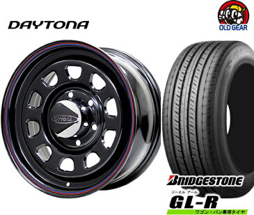 【ハイエース200系/キャラバン タイヤ ホイール 新品 4本セット】◆DAYTONA デイトナ ホイール◆215/60R17新品BRIDGESTONE ブリヂストン GL-R 【バランス調整済み！】