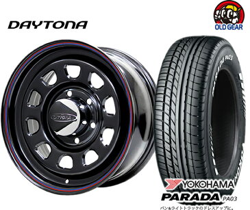 【ハイエース200系/キャラバン タイヤ ホイール 新品 4本セット】◆DAYTONA デイトナ ホイール◆215/60R17新品YOKOHAMA ヨコハマ PARADA パラダ PA03 【バランス調整済み！】