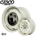 4本注文で送料無料 マルカサービス ガルシア シスコ 17インチ 8.0J+20 6-139.7 オールドイングリッシュホワイトリムヴァーレイポリッシュ 新品ホイール 1本販売 taiya