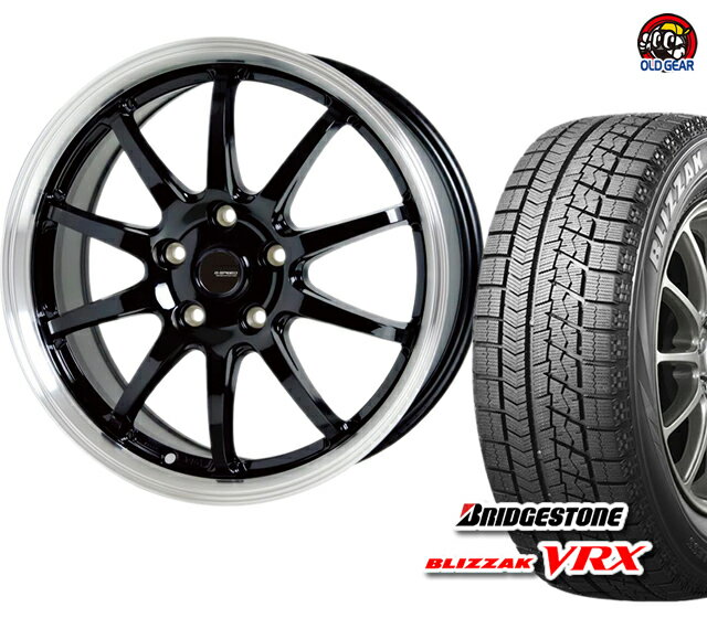 ブリヂストン ブリザック VRX 155/70R13 スタッドレス タイヤ・ホイール 新品 4本セット Gスピード P-04 パーツ バランス調整済み！