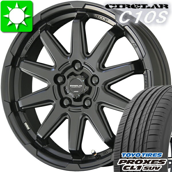 215/60R16 トーヨータイヤ プロクセス CL1 SUV 新品サマータイヤ ホイール 4本セット 共豊　CIRCLAR　C10S バランス調整済み taiya