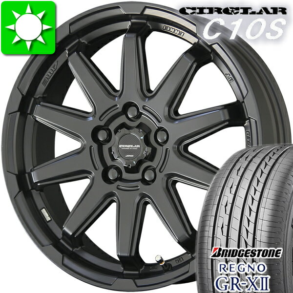 215/60R16 ブリヂストン レグノ GR-X2 新品サマータイヤ ホイール 4本セット 共豊　CIRCLAR　C10S バランス調整済み taiya