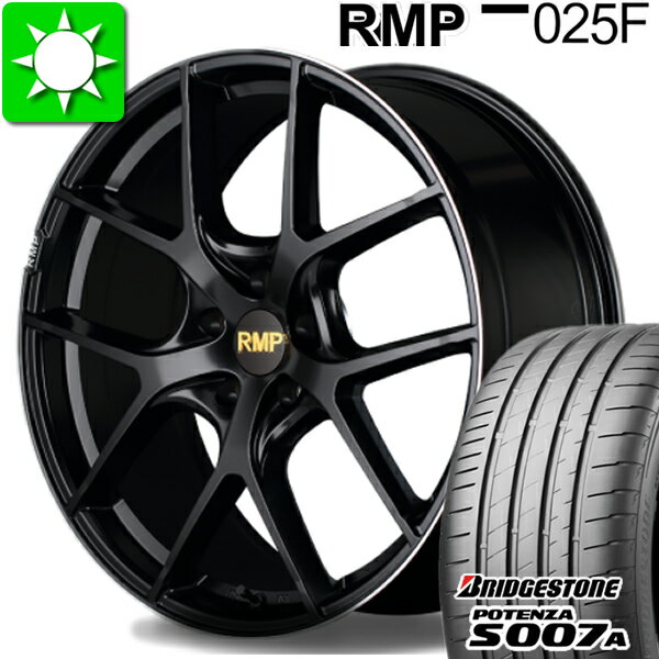 225/40R18 ブリヂストン ポテンザ S007A 新品サマータイヤ ホイール 4本セット マルカサービス RMP025F バランス調整済み taiya