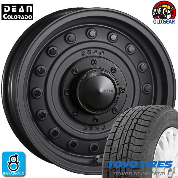 限定特価【2023〜2024年製】215/70R16 100Qトーヨー ウィンタートランパス TX新品 スタッドレスタイヤ ホイール4本セットクリムソン DEAN コロラド16インチ 7.0J 5H114.3マットチャコールブラック組込み済 バランス調整済 taiya