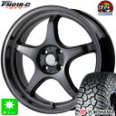 LT165/65R14 81/78Qヨコハマ ジオランダー X-AT G016新品 サマータイヤ ホイール4本セット5ZIGEN FN01R-C STV14インチ 5.0J 4H100ダーククリア組込み済 バランス調整済 taiya