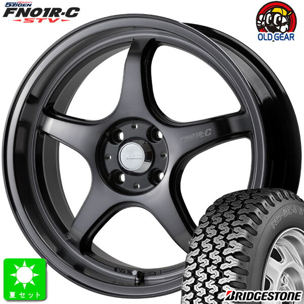 145/80R12 80/78(145R12 6PR)ブリヂストン BRIDGESTONE RD-604V新品 サマータイヤ ホイール4本セット5ZIGEN FN01R-C STV12インチ 4.00B 4H100ダーククリア組込み済 バランス調整済 taiya