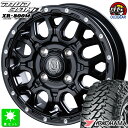 145/80R12 80/78(145R12 6PR)ヨコハマ ジオランダー M/T G003新品 サマータイヤ ホイール4本セットインターミラノ マッドバーン XR-800M12インチ 4.00B 4H100MBK/PP組込み済 バランス調整済 taiya