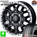 145/80R12 80/78(145R12 6PR)ヨコハマ JOB RY52新品 サマータイヤ ホイール4本セットインターミラノ マッドバーン XR-800M12インチ 4.00B 4H100MBK/RP組込み済 バランス調整済 taiya