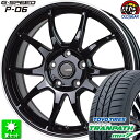 225/45R18 トーヨータイヤ トランパス MP7 新品サマータイヤ ホイール 4本セット ホットスタッフ Gスピード P-06 メタリックブラック＆リムポリッシュ(BK/リムP) 18インチ 5H114.3 組込み済 バランス調整済 taiya