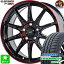 215/60R16 ȡ衼 ȥѥ MP7 ʥޡ ۥ 4ܥå ۥåȥå Gԡ P-05R ֥ååɥꥢ(BK/RED) 16 5H100 ȹߺ ХĴ taiya