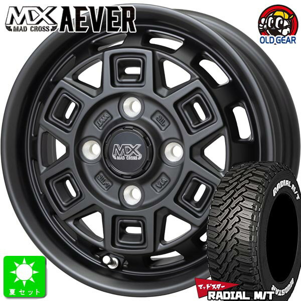 145/80R12 80/78(145R12 6PR)ޥåɥ RADIAL M/T ۥ磻ȥ쥿 ޡ ۥ4ܥåȥޥåɥ  AEVER12 4.00B 4H100ޥåȥ֥åȹߺ ХĴ taiya