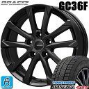 【2024〜2025年製】195/65R15 91Qトーヨー オブザーブ ギズ2TOYO OBSERVE GIZ2新品 スタッドレスタイヤ ホイール4本セットKITジャパン クレイシズ GC36F15インチ 6.0J 5H114.3ブラック組込み済 バランス調整済