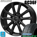 【2024〜2025年製】195/65R15 91Qトーヨー ウィンタートランパス TXTOYO WINTERTRANPATH TX新品 スタッドレスタイヤ ホイール4本セットKITジャパン クレイシズ GC36F15インチ 6.0J 5H114.3ブラック組込み済 バランス調整済