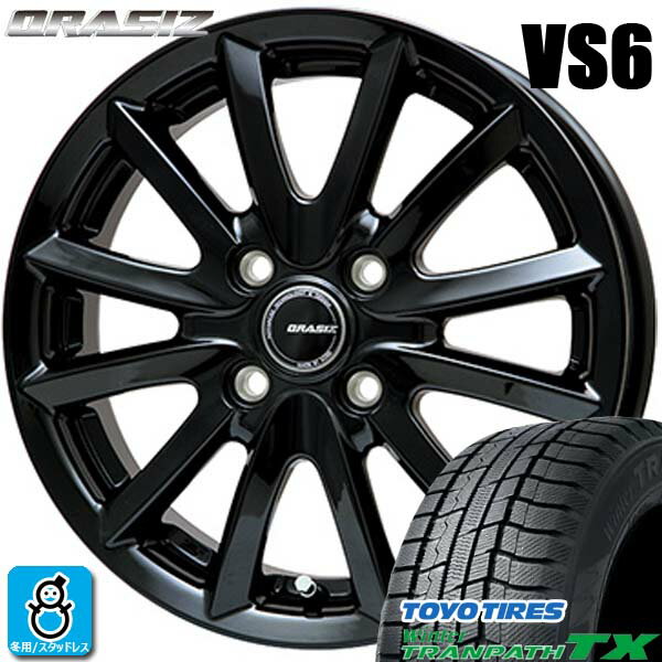 20232024ǯ215/65R16 98Qȡ衼 󥿡ȥѥ TXTOYO WINTER TRANPATH TX åɥ쥹 ۥ4ܥåKITѥ 쥤 VS616 6.0J 4H100֥åȹߺ ХĴ