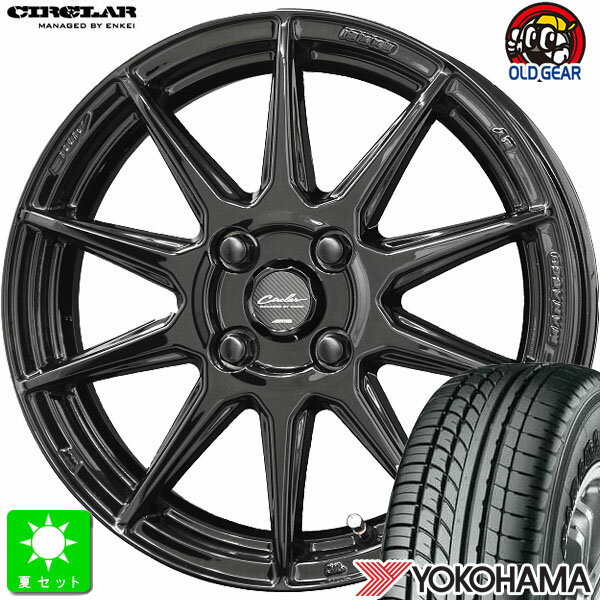 165/55R14C 95/93Nヨコハマ YOKOHAMA パラダ PA03新品 サマータイヤ ホイール4本セット共豊 サーキュラー C10R14インチ 4.5J 4H100グロスブラック組込み済 バランス調整済 taiya