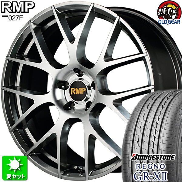 235/40R18 ブリヂストン レグノ GR-X2 新品サマータイヤ ホイール 4本セット マルカサービス RMP 027F ハイパーメタルコート/ミラーカット 18インチ 5H114.3 組込み済 バランス調整済 taiya