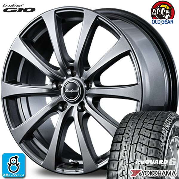 【2023年製】215/60R17 96Qヨコハマ アイスガード6YOKOHAMA ice GUARD6 IG60新品 スタッドレスタイヤ ホイール4本セットMID ユーロスピード G1017インチ 7.0J 5H114.3組込み済 バランス調整済 taiya