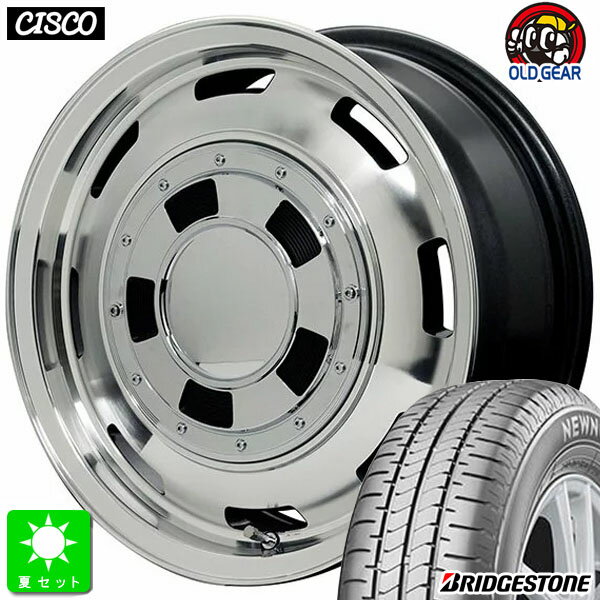 限定特価 155/65R14 75Hブリヂストン ニューノ BRIDGESTONE NEWNO新品 サマータイヤ ホイール4本セットMID ガルシア シスコ14インチ 4.5J 4H100メタリックグレーポリッシュ組込み済 バランス調整済 taiya