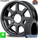 185/85R16トーヨー オープンカントリー R/TTOYO OPEN COUNTRY R/Tホワイトレター新品 サマータイヤ ホイール4本セットロードマックス マッドライダー16インチ 5.5J 5H139.7メタリックグレー taiya