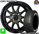 215/65R16マッドスター RADIAL M/Tホワイトレター新品 サマータイヤホイール 4本セットウェッズ MUD VANCE 0616インチ 6.0J 4H100ブラックポリッシュブロンズクリアライズ ロッキー taiya