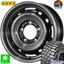 LT205/80R16 111/108QBF Goodrich Mud-Terrain T/A KM3新品 サマータイヤ ホイール4本セットトピー ランドフット TOPY LANDFOOT XFG16インチ 5.5J 5H139.7SC/P組込み済 バランス調整済 taiya