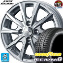 165/70R14 グッドイヤー アイスナビ8 スタッドレスタイヤホイール 新品 4本セット ウェッズ ジョーカー グライド シルバー 14インチ 4H100 組込みバランス調整済み taiya