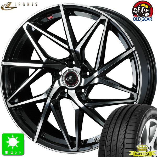 215/60R17 100V XLインペリアル エコスポーツ 2新品 サマータイヤ ホイール4本セットウェッズ レオニス ITWeds LEONIS IT17インチ 7.0J 5H114.3PBMC組込み済 バランス調整済 taiya