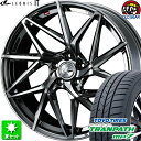 225/45R18 トーヨータイヤ トランパス MP7 新品サマータイヤ ホイール 4本セット ウェッズ レオニス IT BMCMC (ブラックメタルコート/ミ...
